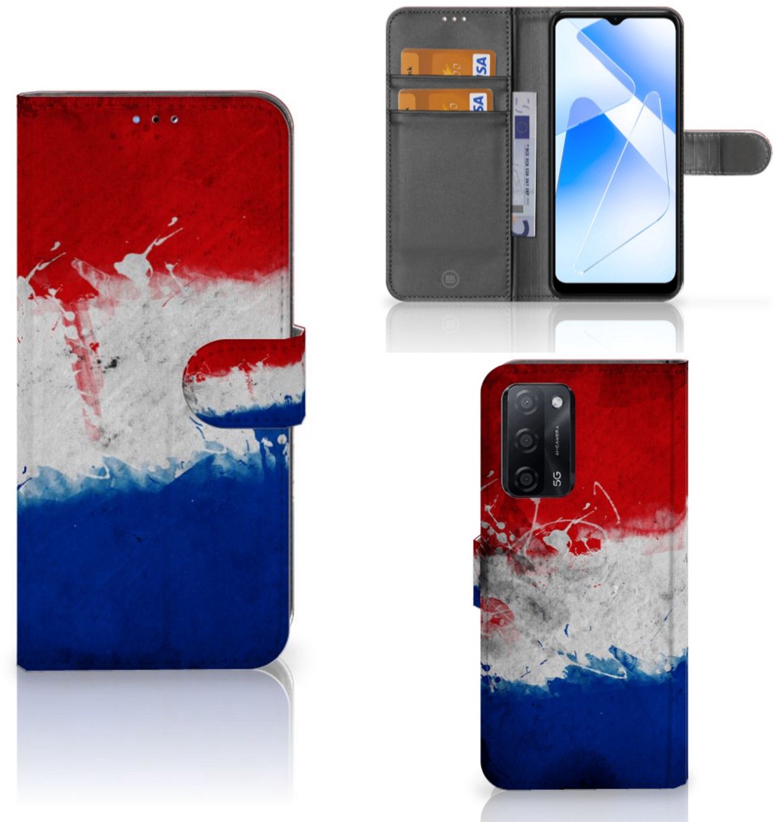 OPPO A16/A16s/A54s Bookstyle Case Nederland