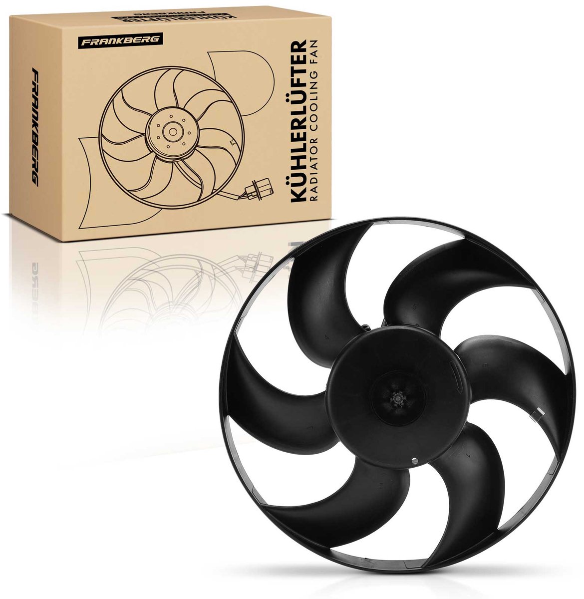Frankberg 1x koelventilator voor Citroën Berlingo Peugeot 306 Partner