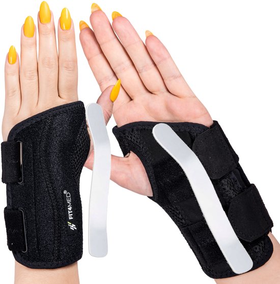 Fit4Med Polsstabilisator - Linkerhand - Maat L/XL - 2 Steunen — afbeelding 2