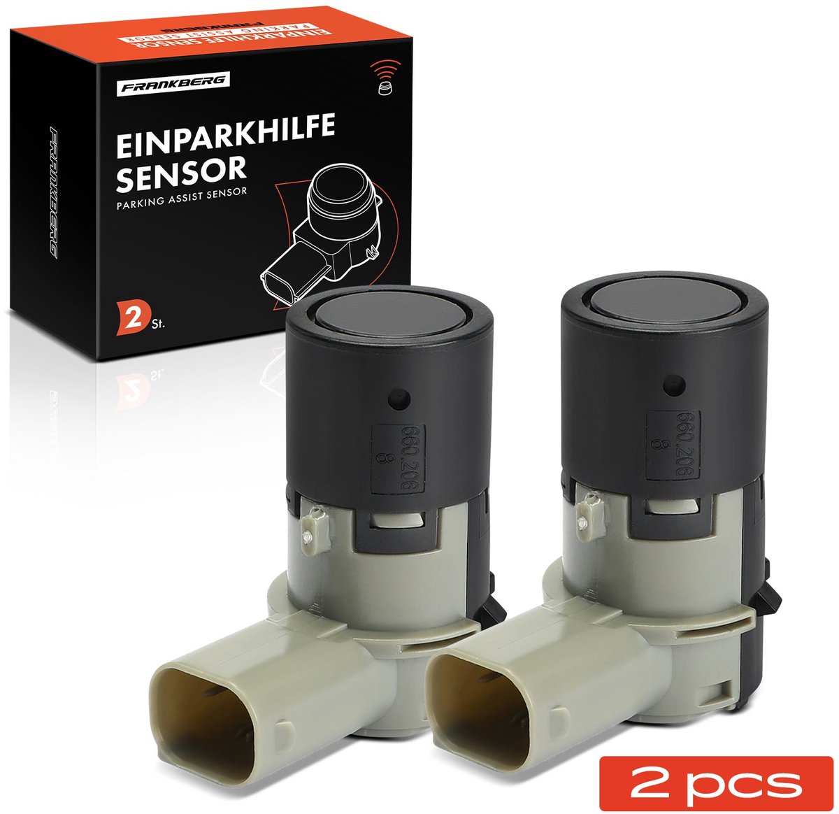 Frankberg 2x Parksensor PDC Sensor Achter voor Citroën