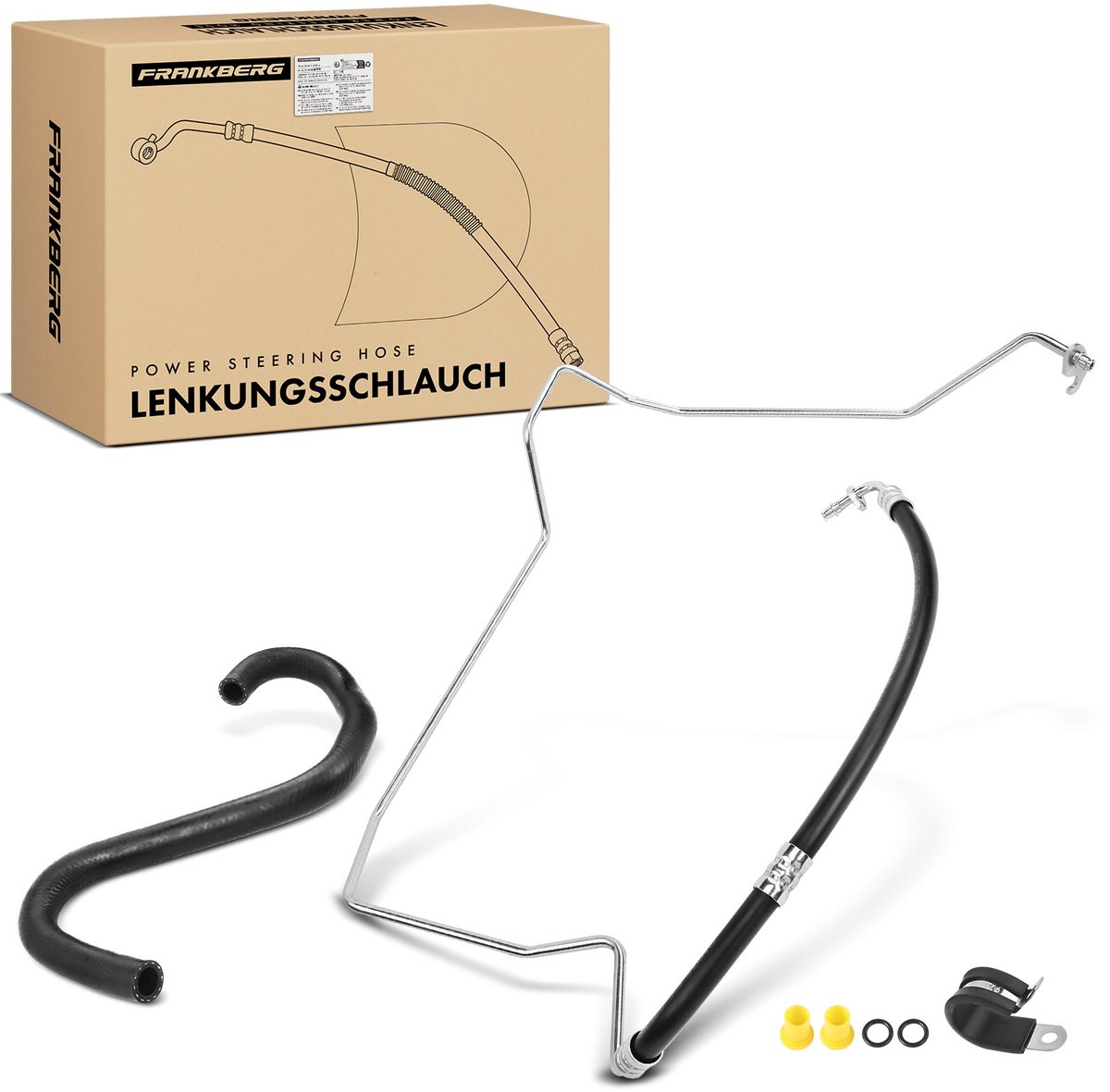 Frankberg 1x Stuurinrichting Slang+1x Stuurinrichting Slang voor Volvo