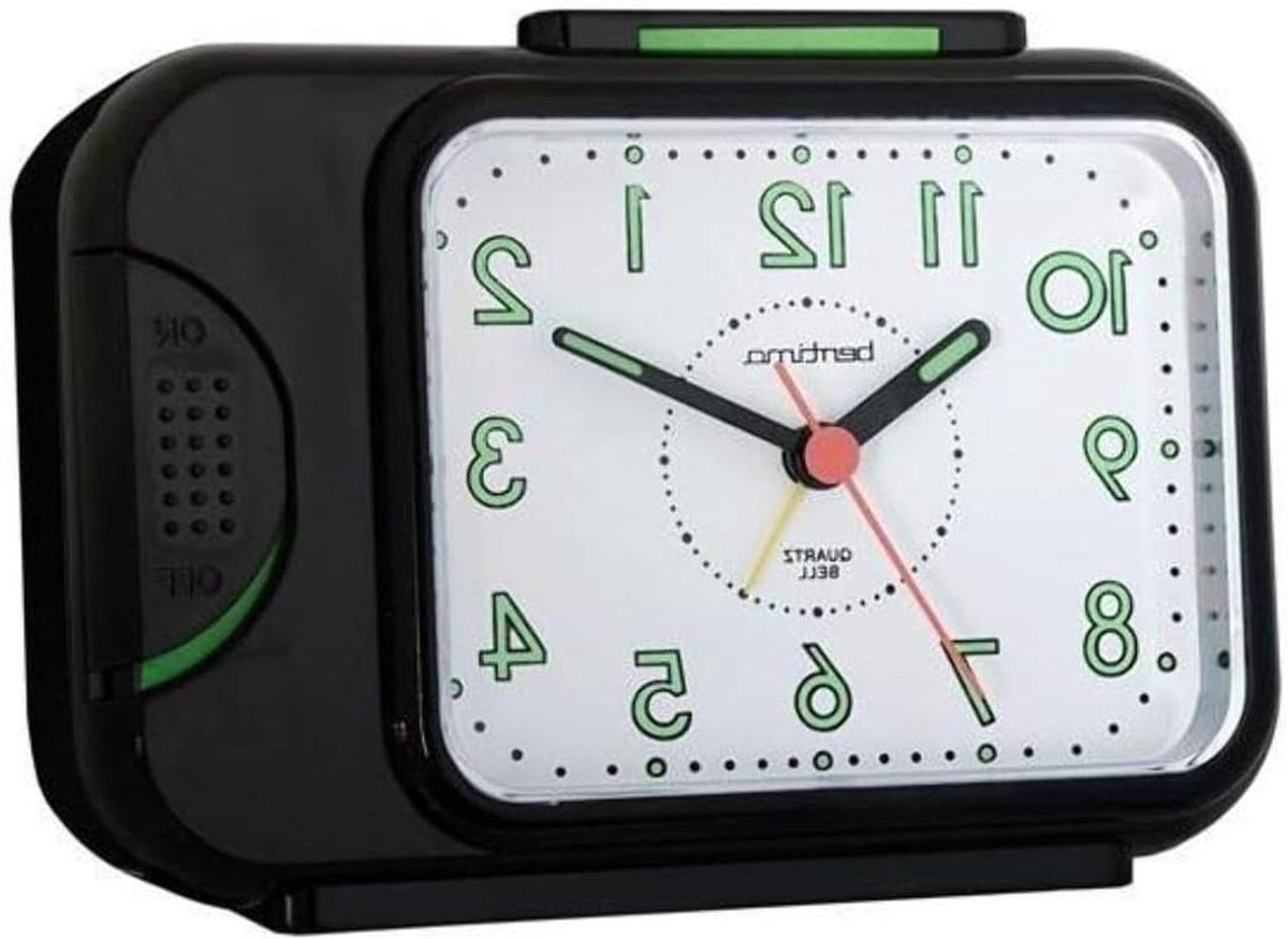 Zonnewekker - Wekker met licht - Rustig wakker worden - Lichtwekker functie - 103 x 140 x 58 mm - Zwart