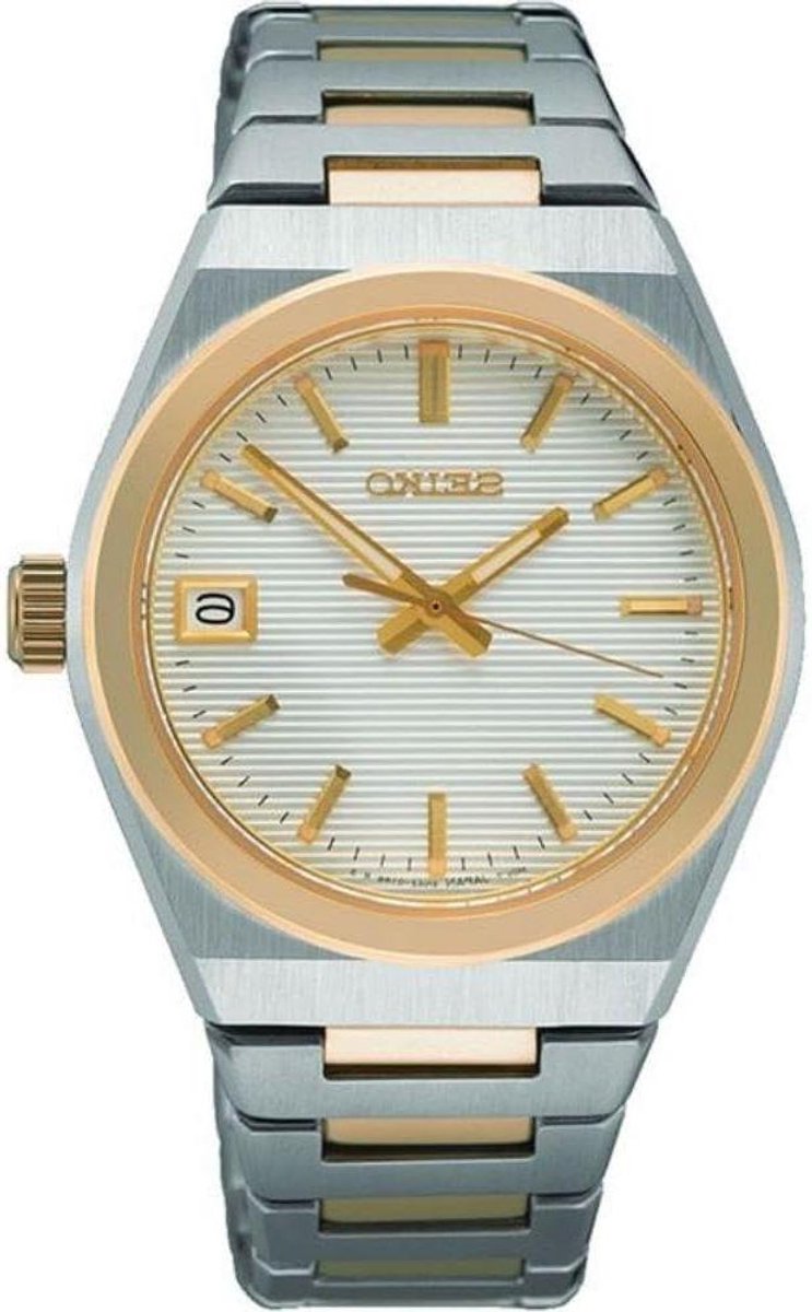 Dameshorloge - Analoge horloge - Tijd aflezen - Roestvrijstalen band - 313 x 312 x 311 cm - Zilver-Goud