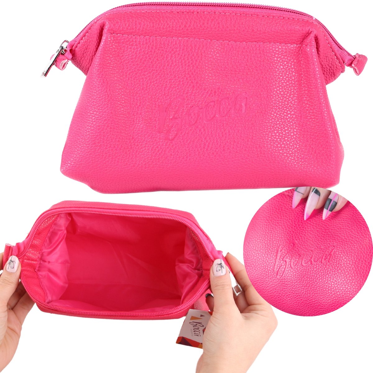 MONA BOCCA - Make-up Tasje - Roze - Prachtige Organizer - Praktisch voor Reizen