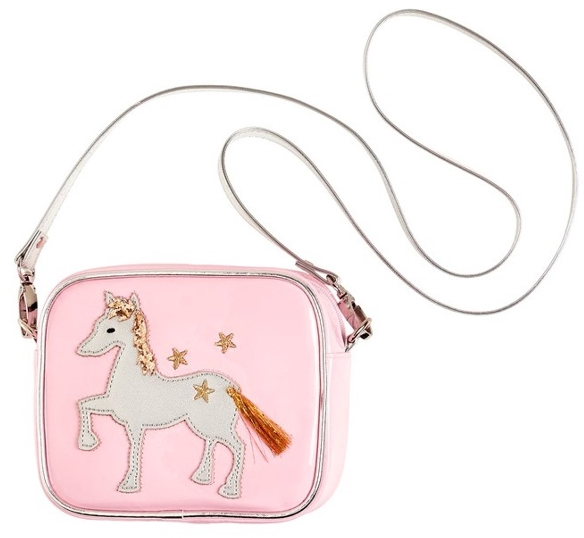 Souza for Kids schoudertas paard roze - kindertas met dierenprint.