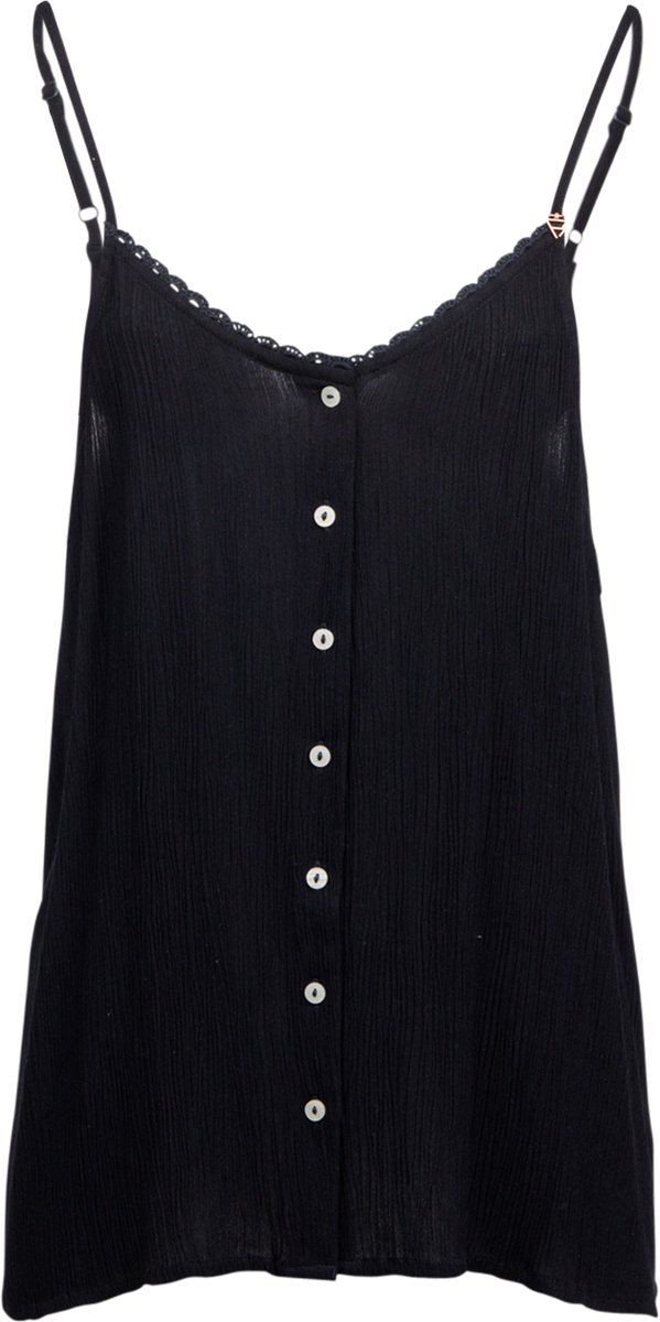 Brunotti Tanyeal Top Dames 100% Viscose Loose Fit Lichtgewicht XS Zwart