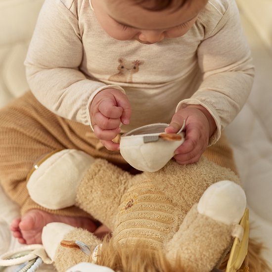 Little Dutch Safari Friends Activiteitenknuffel Leeuw van Little Dutch — afbeelding 5