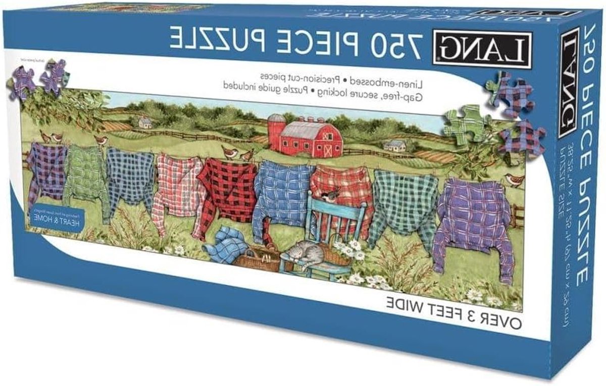 Panoramische Puzzel - Legpuzzel 750 stukjes - Ontspanning thuis - Uniforme precisie gesneden stukken - 11x38 inch - Favorite Flannel