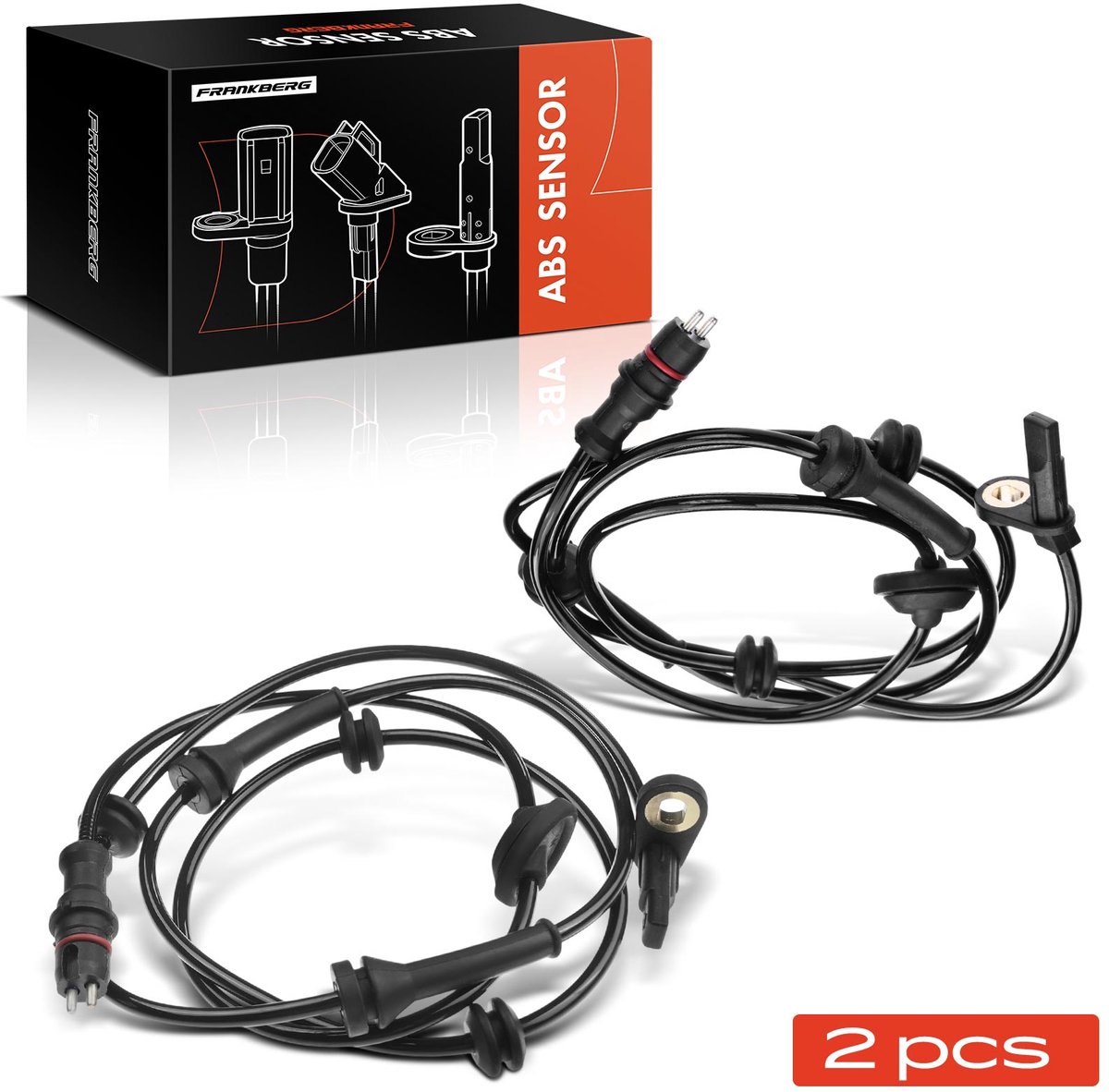 Frankberg 2x ABS Sensor Vooras voor Fiat Doblo 119 223 MPV