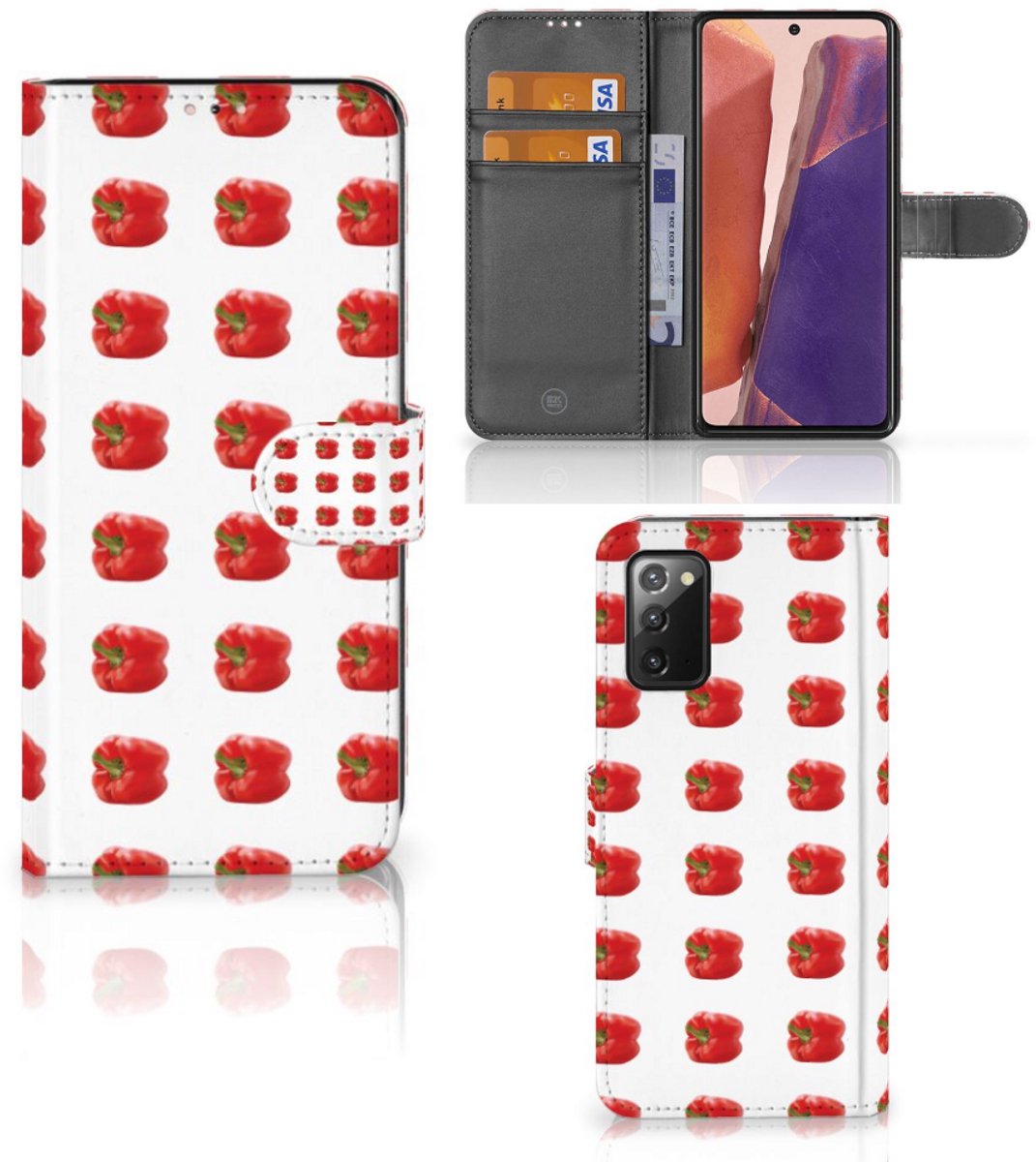 Samsung Galaxy Note 20 Book Cover Paprika Red