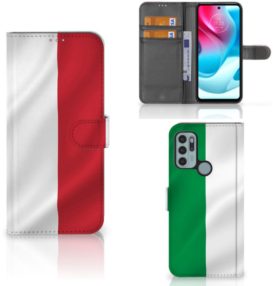 Motorola Moto G60s Bookstyle Case Italië