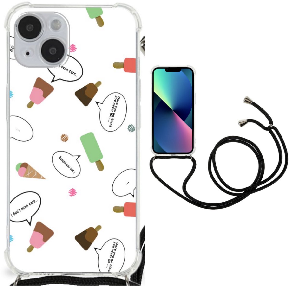 iPhone 14 Plus Beschermhoes IJsjes