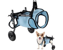 Dog Wheelchair for hind legs, dog wheelchair trolley, dog/cat wheelchair with disabled hind legs walking, mobility aids for small pets hind limbs, dog carts
