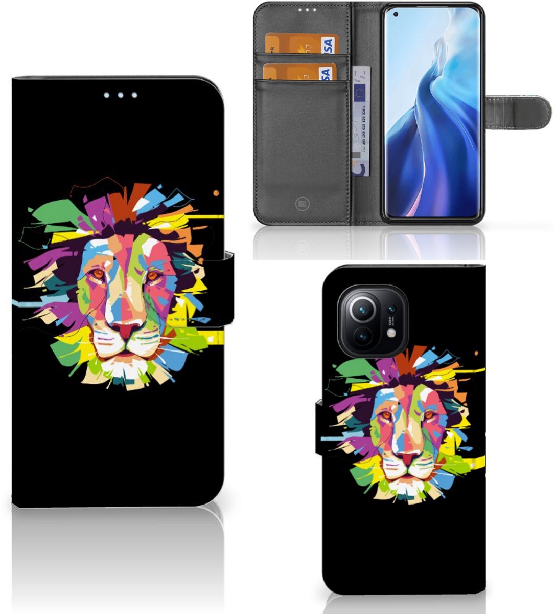 Xiaomi Mi 11 Leuk Hoesje Lion Color