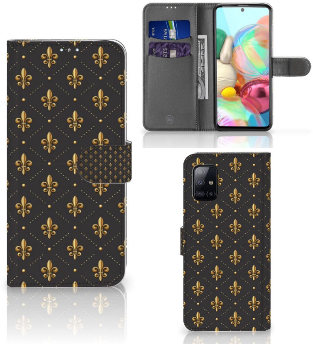 Samsung Galaxy A71 Telefoon Hoesje Franse Lelie