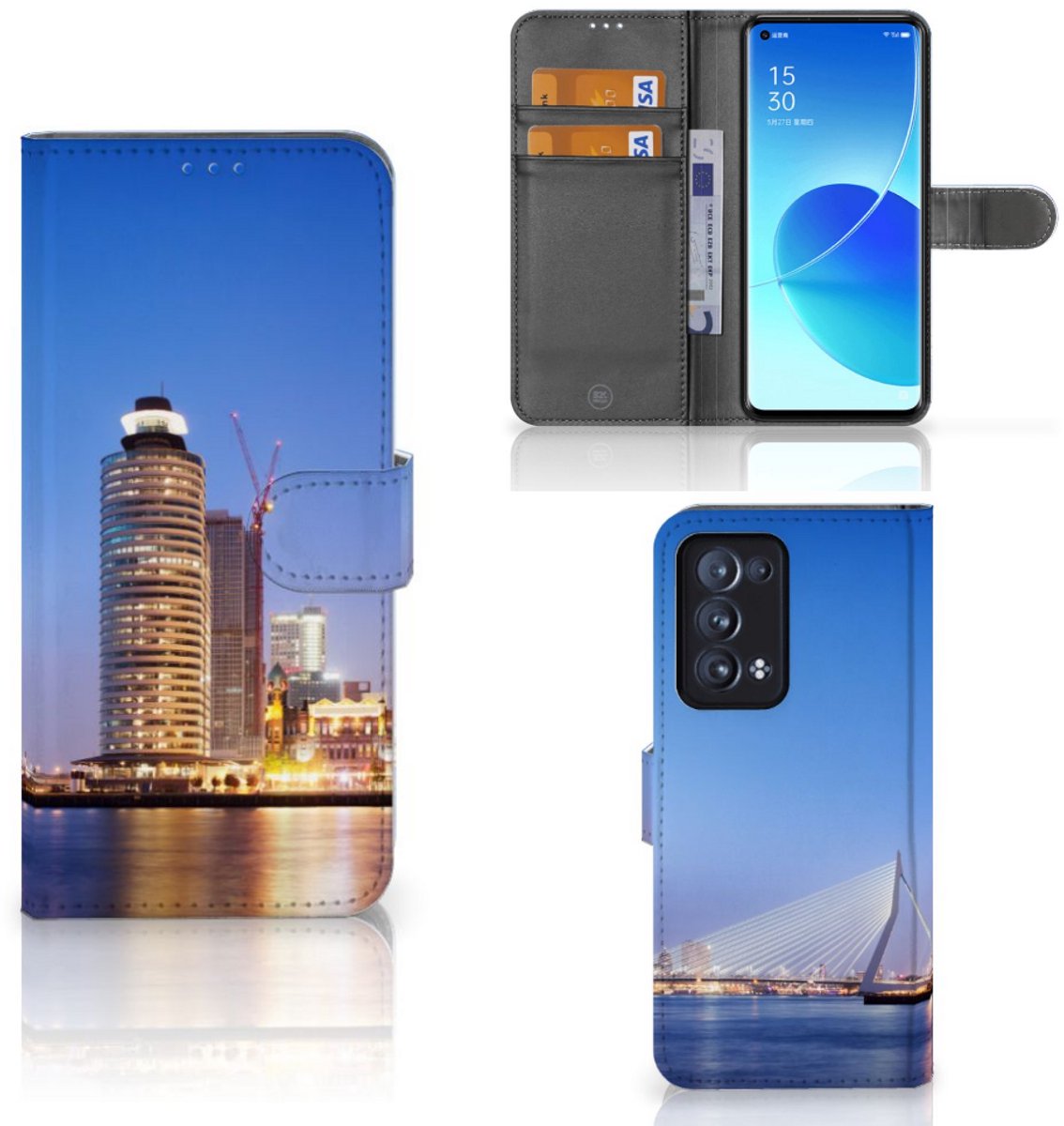 OPPO Reno 6 Pro Plus 5G Flip Cover Rotterdam