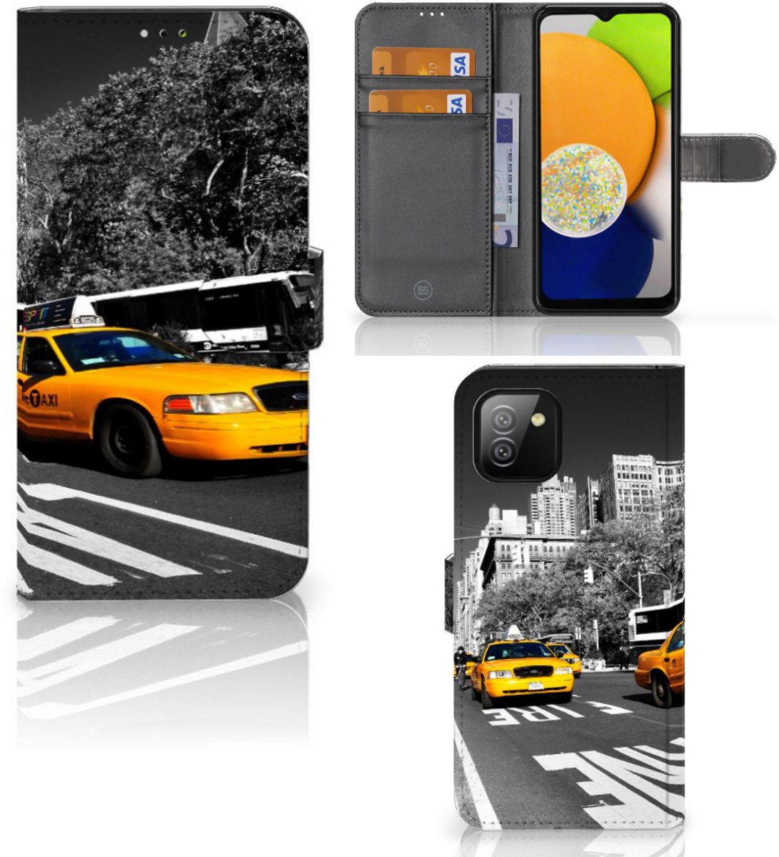 Samsung Galaxy A03 Flip Cover New York Taxi
