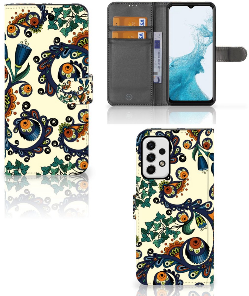 Wallet Case Samsung Galaxy A23 Barok Flower