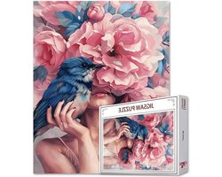 Tucocoo 1000 stuks modieuze legpuzzels voor volwassenen, moderne portretten, jigsaw puzzel voor uitdagende familieactiviteiten, kleurrijke puzzels voor decoratieve geschenken