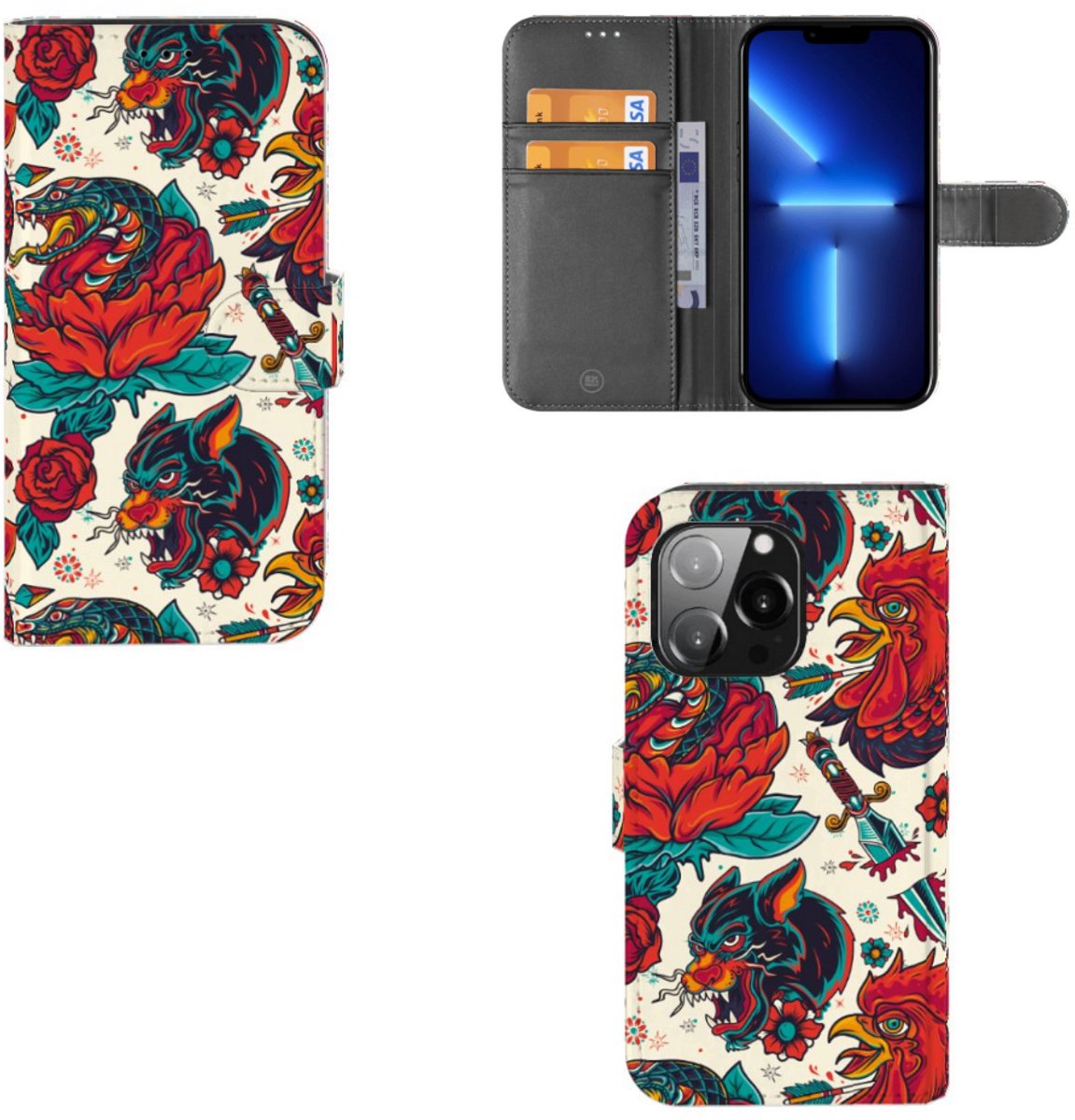 Telefoonhoesje met foto voor iPhone 13 Pro Old Skool