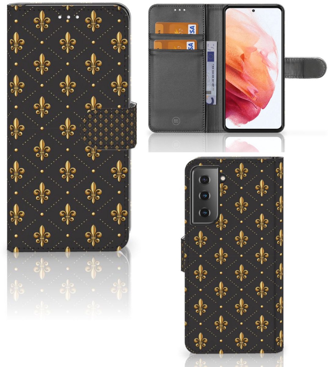 Samsung Galaxy S21 Telefoon Hoesje Franse Lelie