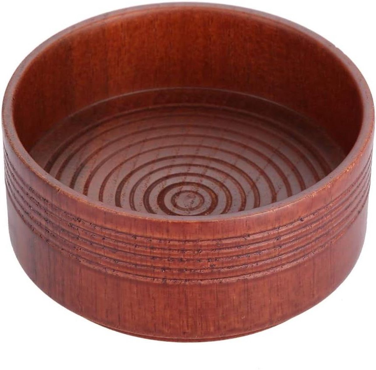 Scheerzeep kom - Eiken beker - Mannen scheren - Corrosiebestendig - 8.3 x 4 cm - Bruin