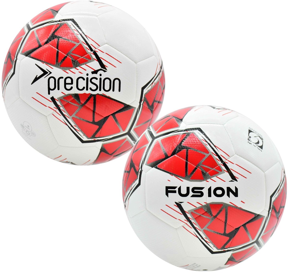 Precision Fusion FIFA voetbal - Rood/Wit - Maat 3 - IMS Standard