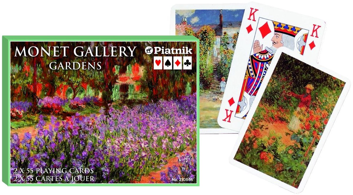 Piatnek • Monet Gardens • Speelkaarten • Double Deck
