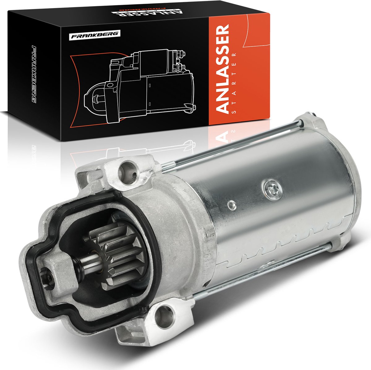 Frankberg 1x Starter voor Ford Transit V363 Bus Kasten