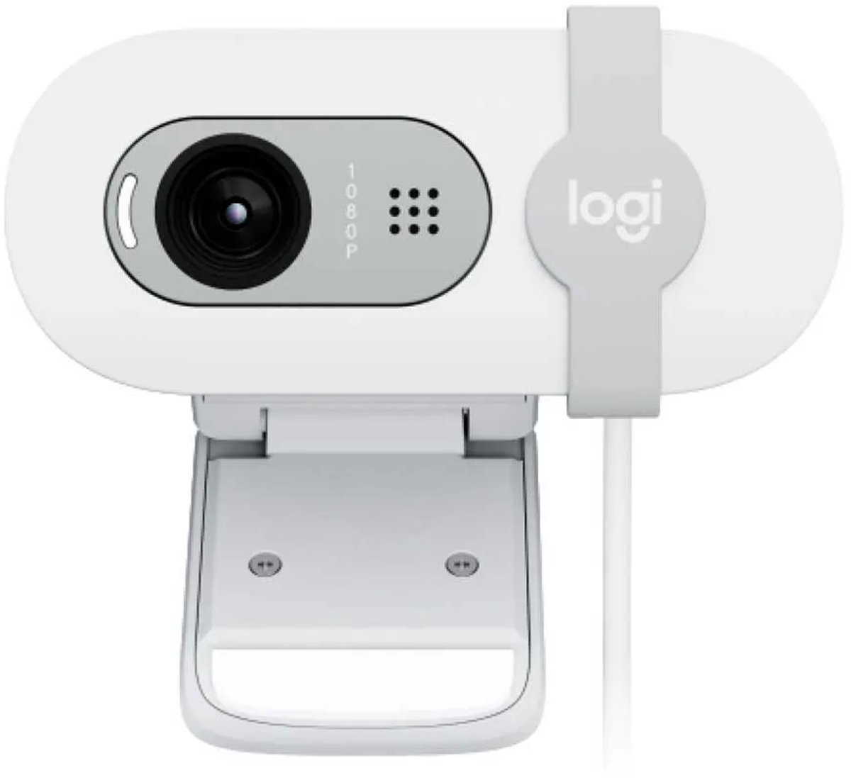 Logitech Brio 100 Full HD webcam: 1080p, privacyklep, off white