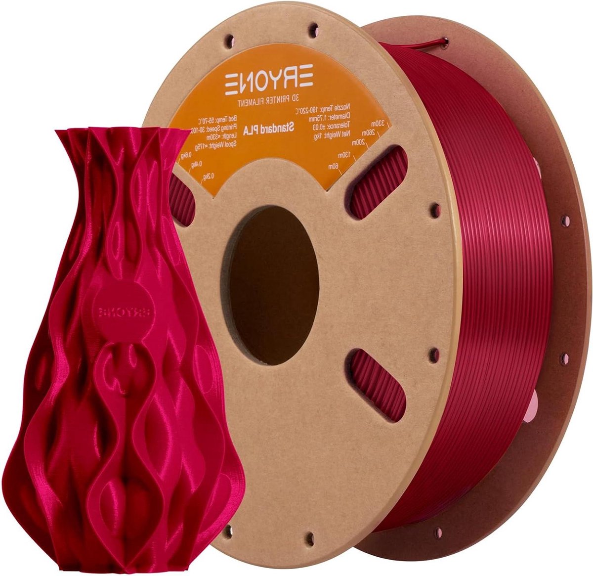 PLA Filament - 3D Printer Draad - 3D Objecten Printen - Hoge Nauwkeurigheid - 1 kg 1.75 mm - Roze