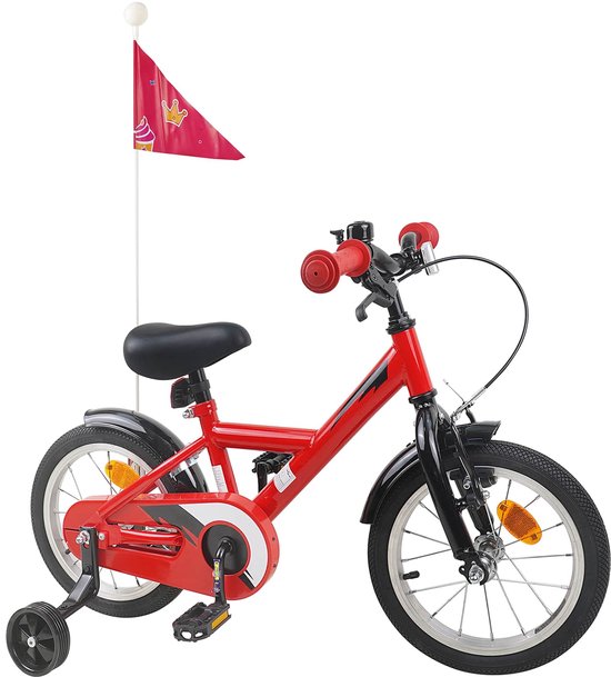 vidaXL - Kinderfiets - 14 - Inch - voor - 3-5 - jaar - oud - Rood van VidaXL — afbeelding 2