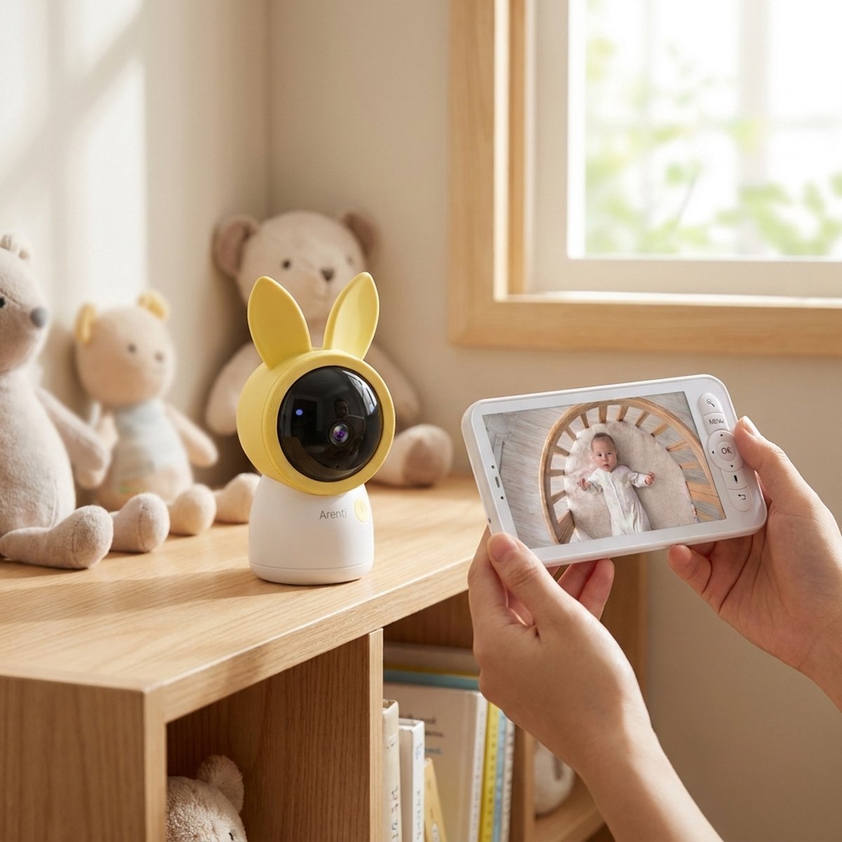 Google Arenti AINanny A5 Kit 5MP - Wifi Baby Monitor - Wifi Babyfoon met 5 inch scherm - Ultra HD 2K Resolutie thumbnail 6