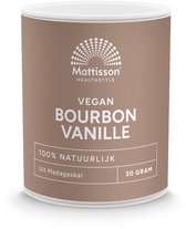 Mattisson - Bourbon Vanille Poeder uit Vanille Stokjes - 30 Gram