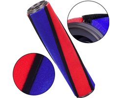 Geschikt voor Dyson V8/V10 Slim/V12 Detect Slim/V15 Detect Slim, vloerzuigmond, stofzuiger vervangingsaccessoires, geschikt voor Dyson V8 Slim rode en blauwe rolborstel