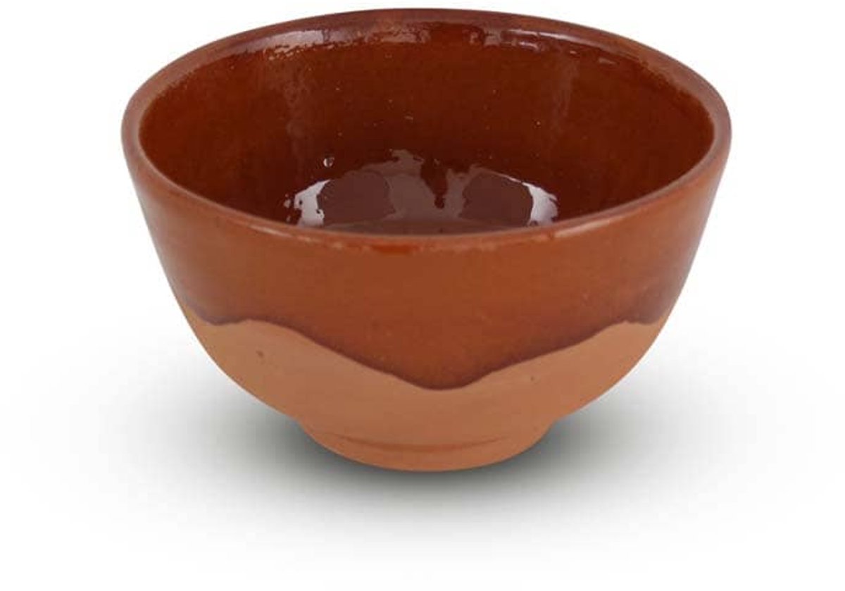 Safaary - Marokkaanse Kom Bruin-Naturel Terra-Ø 13 x 7cm