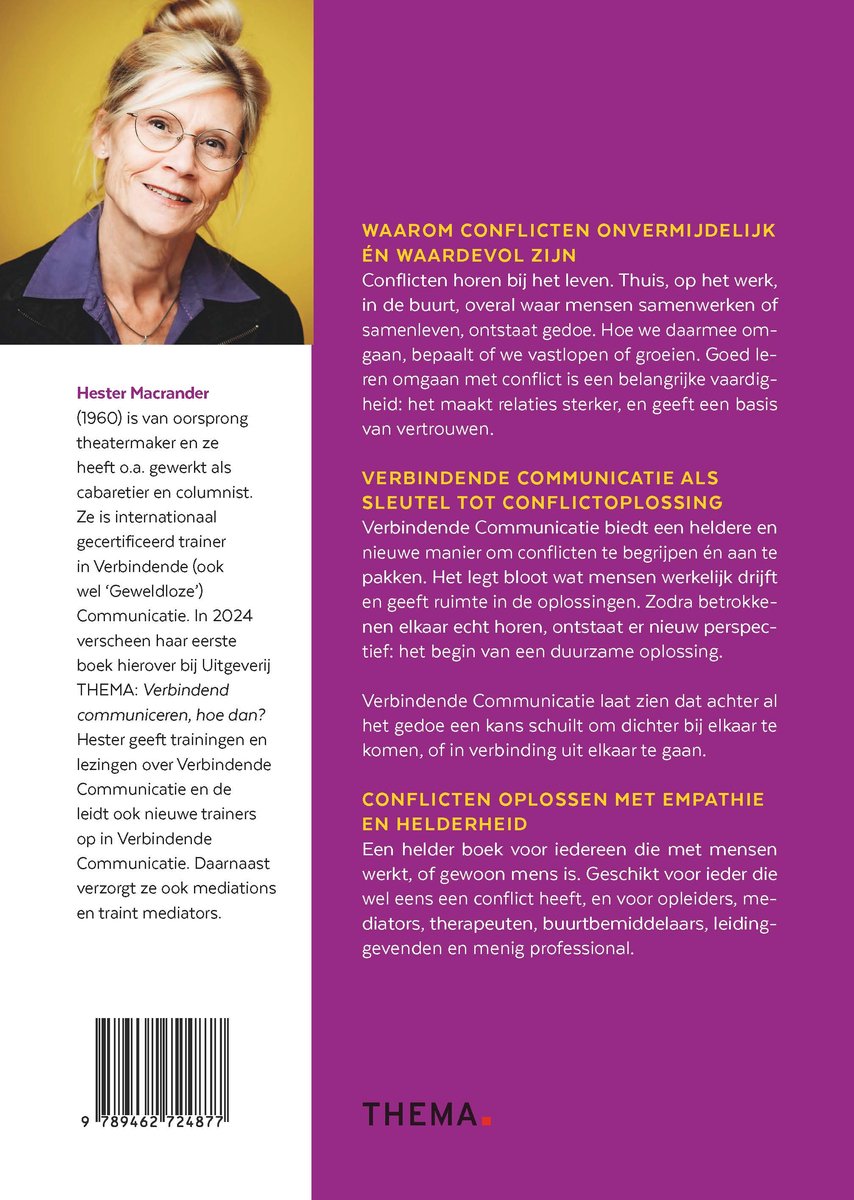 Een conflict. En dan? - back cover