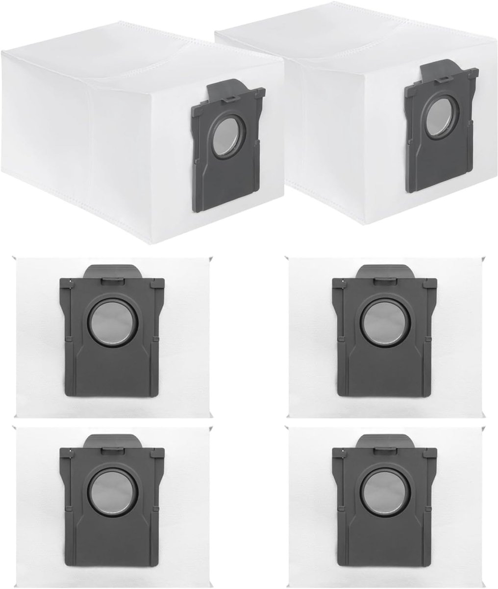 6 stuks stofzakken voor Dreame L10/L10s Pro/L40/L40s/L50/Aqua10 Ultra- L20/X40/X50 Ultra Complete- voor Mova E30/E40/V50/P50/P50s/Z60 Ultra stofzuiger- 3,2 l capaciteit stofzuigerzakken