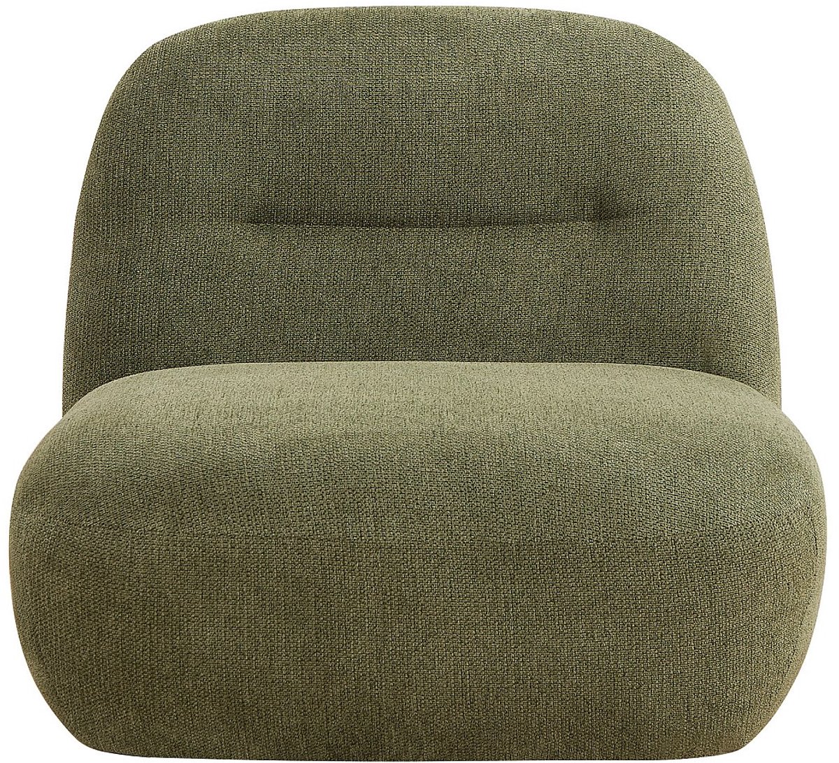 Vente-unique Groene textielen draaibare fauteuil POZETI