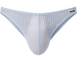 Barcode Berlin Reigi Brief Bluebeige - MAAT XL - Erotisch Heren Ondergoed - Slip voor Man - Sexy mannen Slip