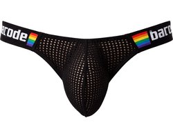 Barcode Berlin Pride Brief Regiro Black - MAAT S - Erotisch Heren Ondergoed - Slip voor Man - Sexy mannen Slip
