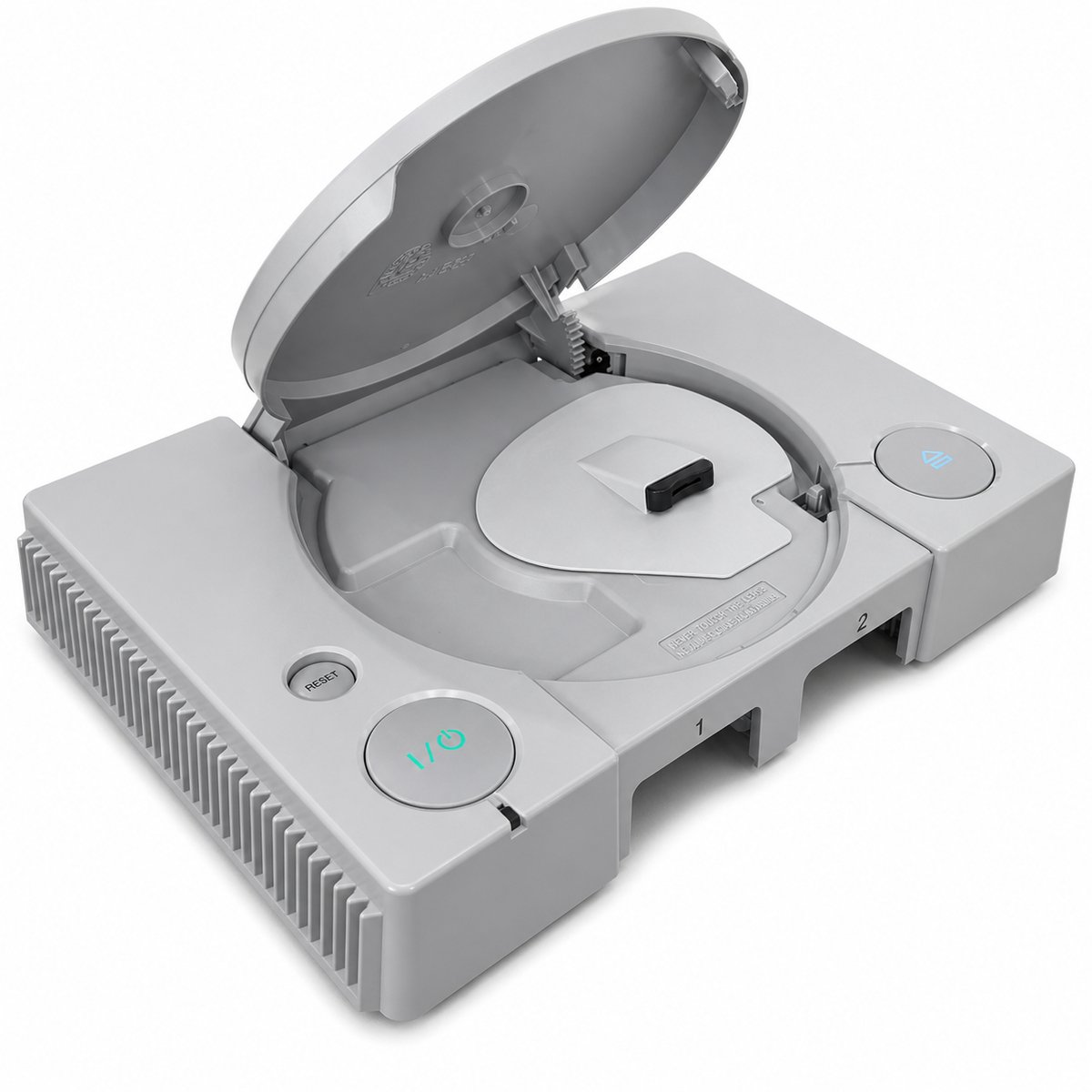 PlayStation 1 MicroSD Cover Mount - PS1 SCPH 5000 5001 5501 5502 5503 5552 - xStation ODE SD Kaart Houder - PS1 Mod Accessoire - Strakke Pasvorm - Console Upgrade - Lichtgrijs