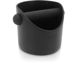 Knockbox voor koffiedik, koffiedik klopbak, accessoires voor koffiezetapparatuur, met verwijderbare metalen klopstaaf en stevige constructie