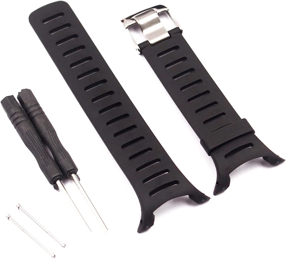 Vervangende Zachte Rubber Silikonengband voor Suunto T Series T1 T1C T3 T3C T3D T4C T4D - Duurzaam, Comfortabel en Waterbestendig Horlogebandje voor Mannen en Vrouwen