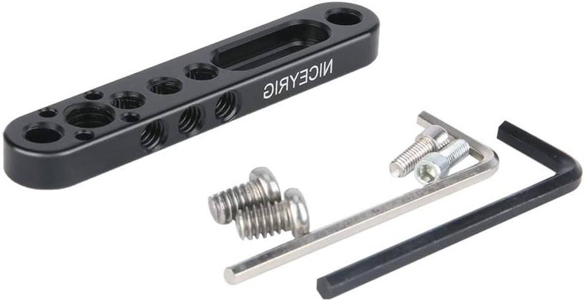 Multifunctionele Opzettende Plaat voor Camera Kooien met 1/4" en 3/8" Draad