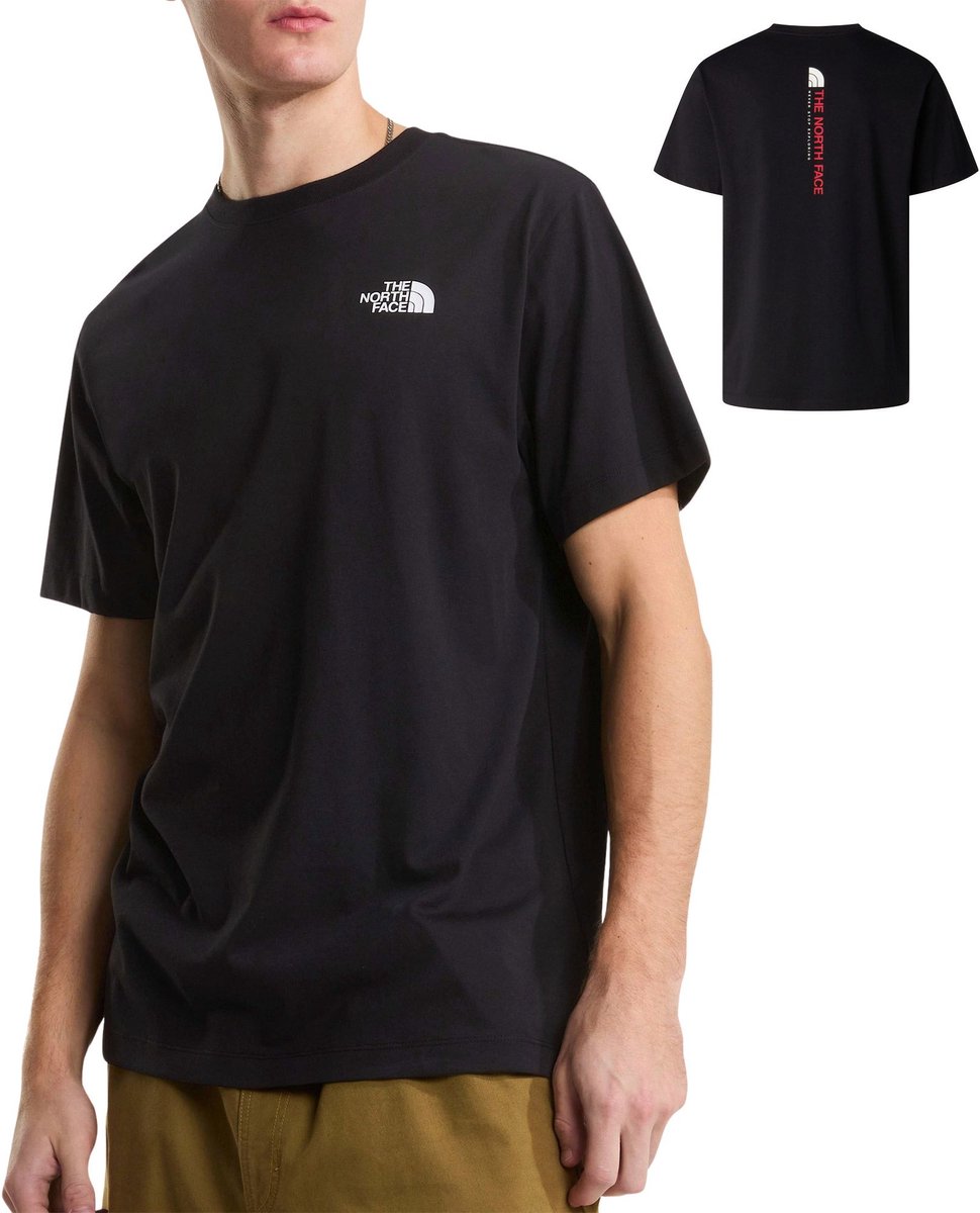 The North Face Vertical Logo Grap Shirt Heren - Maat S