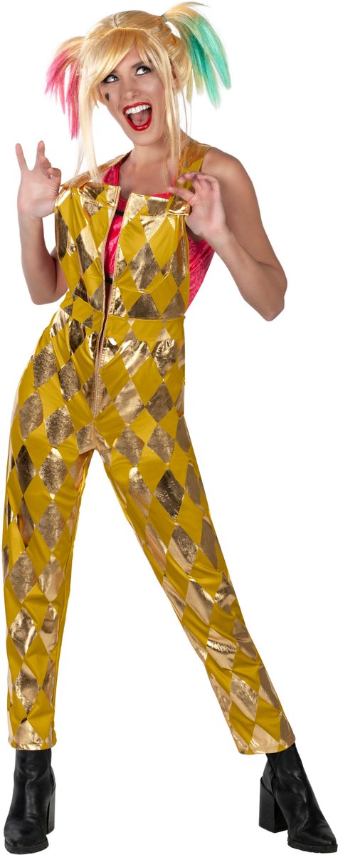 RUBIES FRANCE - Gouden Harley Quinn Birds of Prey kostuum voor dames - Large