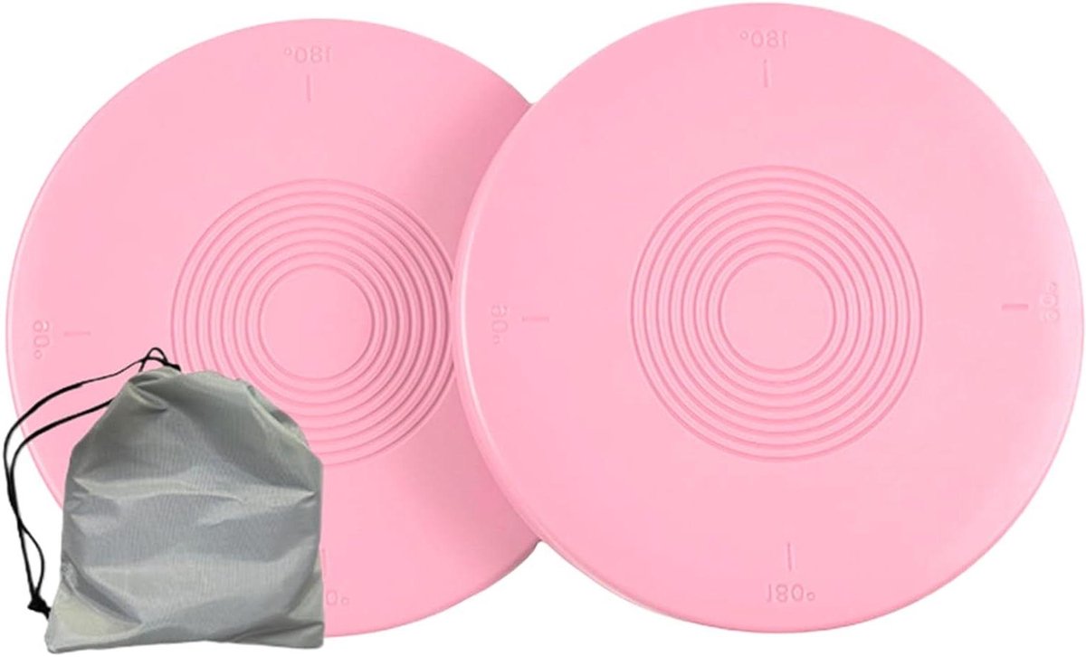Dans Draaischijf - Pirouette Trainer - Balans Verbeteren - Met Antislip Basis - 20.5 cm - Roze