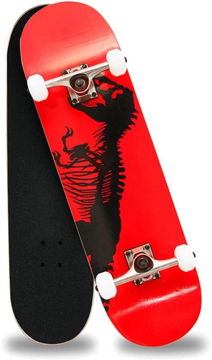 Compleet Skateboard Streetboard Tricks Uitvoeren Dubbele Kicktail 80 cm Niet gespecificeerd