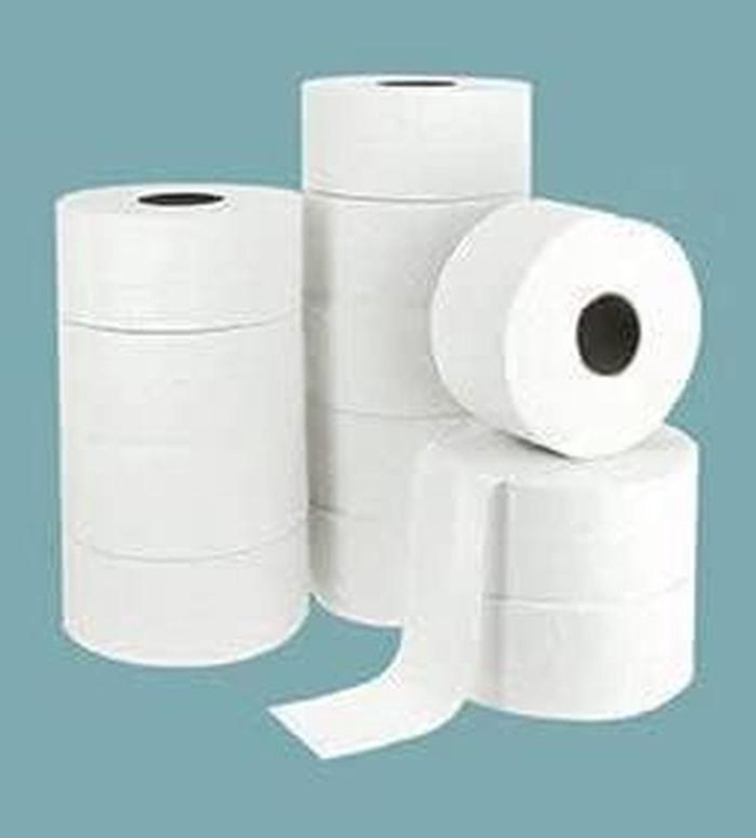 Toiletpapier Jumbo Rolls - Grote Rollen - Veelgebruik Toiletten - Extra Lange Rolls - 18 Rolls 350m - Wit